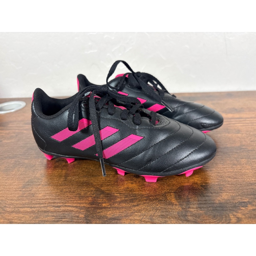 Adidas Copa Pure II.4‎ FxG Soccer Cleats Black Pink GX6907 Kids Size 2